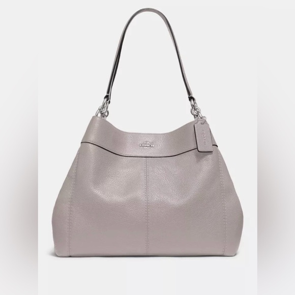 COACH Lexy Full Grain Pebble Leather Shoulder Bag, VERY CLEAN - Picture 3 of 17